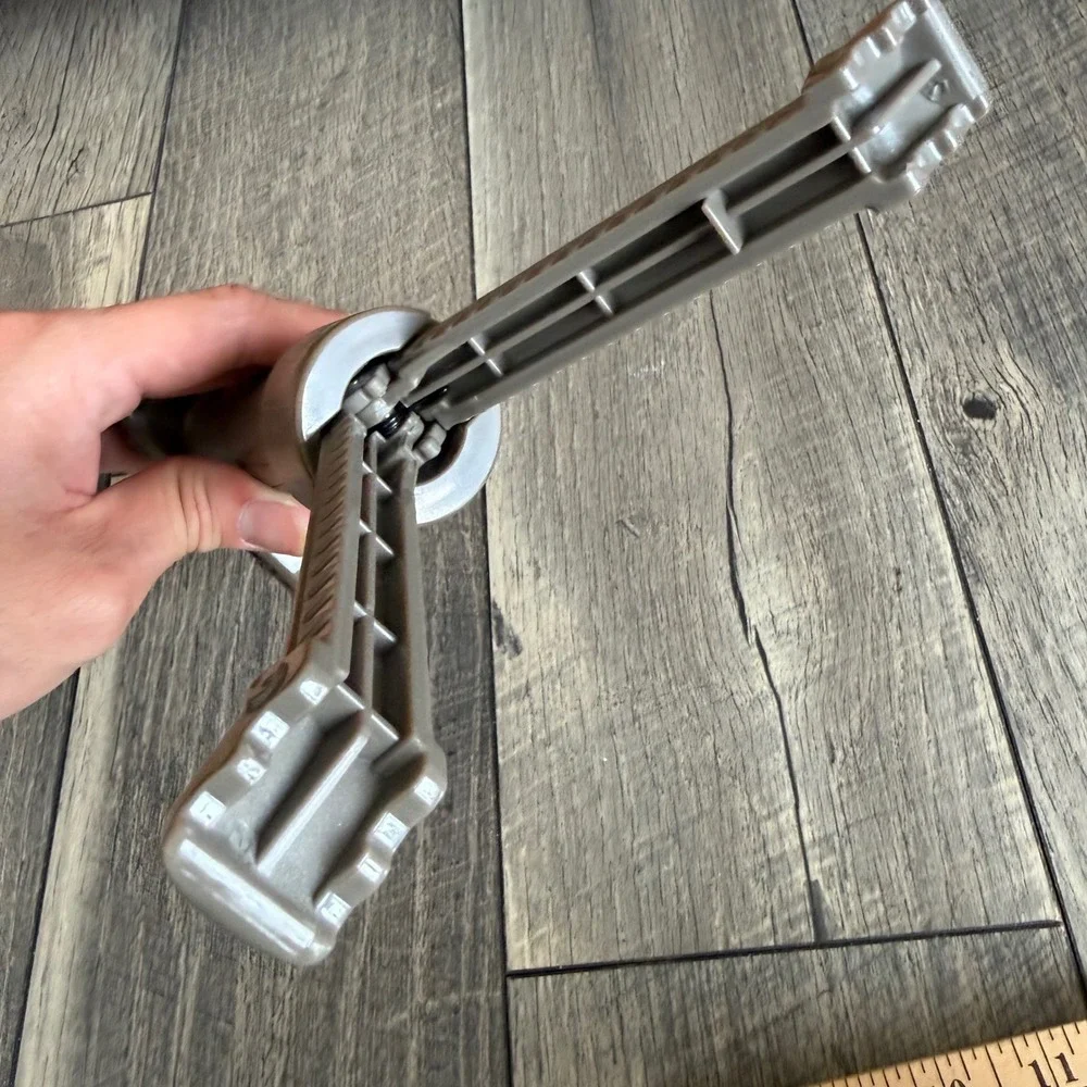 Nerf N-Strike Tactical Bipod Foregrip Tan Hasbro 2009 Blaster Rail Accessory Toy